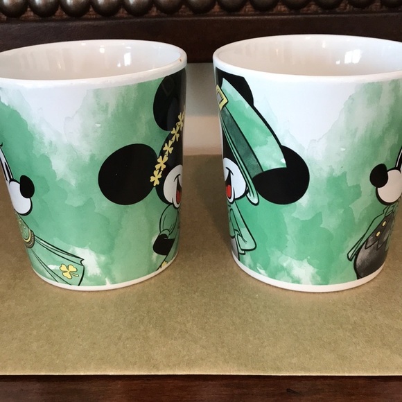 HOLIDAY - Disney - St. Patrick’s Day ‘Minnie/Mickey Mouse’ couples mugs set. NWT - Picture 4 of 5